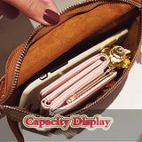Crocodile Leather Banana Fanny Bag Large Capacity Chest Pack for Women
