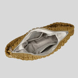 Padded Cotton Draw String Nylon Bucket Handbag