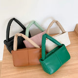 Quilted Handbag Winter Tote Bag Ladies Clutch Shopping Bag