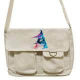 Youth Canvas Shoulder Bag Large Capacity Messenger Bag