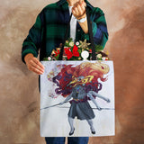 Harajuku Painted Canvas Tote Shoulder Bag