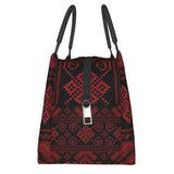 Palestinian Jordanian Embroidery Tatreez Insulated Lunch Bag for Women