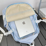 Canvas Women Anti-Theft Backpack School Bag for Teen