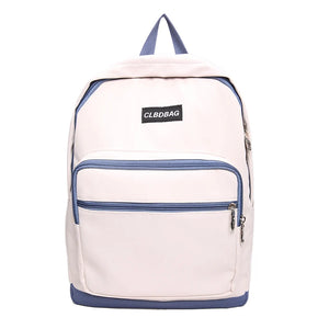 Panelled Backpack Women Preppy Style School Backpack For Teenage Girls