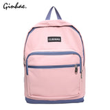 Panelled Backpack Women Preppy Style School Backpack For Teenage Girls