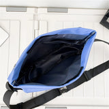 Women's Panelled Chest Bag High Nylon Shoulder Messenger Sac A Main