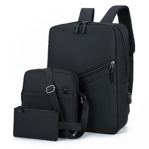Panelled High Oxford Cloth Women's Backpack Teen Laptop
