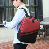 Panelled High Oxford Cloth Women's Backpack Teen Laptop