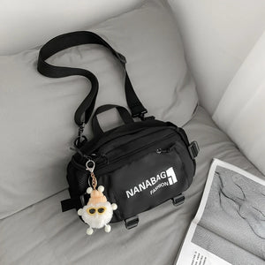 Large Nylon Crossbody Bag for Women