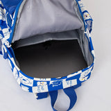 Panelled Pattern Nylon School Backpack Women's Bag Mochila