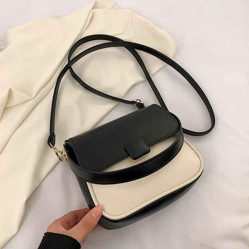 Panelled Pattern Shoulder Crossbody Bags for Women Handbags Shopper