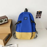 Panelled Pattern Women's Backpack Bag for School and Travel