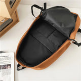 Panelled Pattern Women's Backpack Bag for School and Travel
