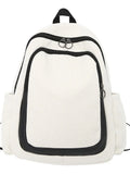 Panelled Pattern Women's Backpack Bags for Outdoor Travel