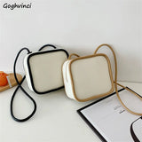 Panelled Square Shoulder Bags Women Cross-body Large Capacity Bag Ins