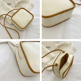 Panelled Square Shoulder Bags Women Cross-body Large Capacity Bag Ins