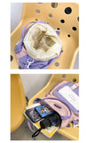 Women's Panelled Backpack Casual Laptop Rucksack Shoulder Bag