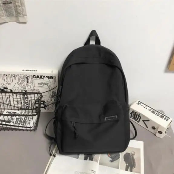 Female Canvas School Bag Teenage Girl Rucksack Travel