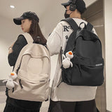 Female Canvas School Bag Teenage Girl Rucksack Travel