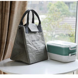 Waterproof Insulated Paper Lunch Bag Aluminum Foil Japanese Handbag