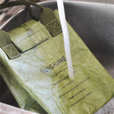 Waterproof Insulated Paper Lunch Bag Aluminum Foil Japanese Handbag