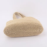 Large Capacity Shoulder Bag Straw-Weaving Tote