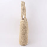 Large Capacity Shoulder Bag Straw-Weaving Tote