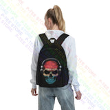 Paraguay Flag Skull Music Backpack Style