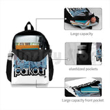 Blue5 Outdoor Hiking Backpack Waterproof Camping Travel Parkour
