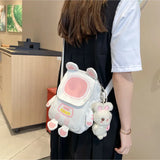 Party Cross Small Bag Female Youth Girl Stitching Women Handbags Shoulder Bag