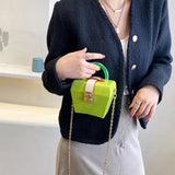 Hexagon Top Handle Evening Bag Acrylic Jelly Box Dinner Clutch Purse