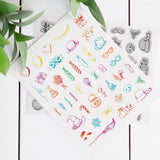 Party Themed Silicone Clear Stamps for DIY Scrapbook Cards Making