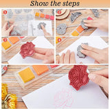 Party Themed Silicone Clear Stamps for DIY Scrapbook Cards Making