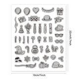Party Themed Silicone Clear Stamps for DIY Scrapbook Cards Making