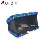 Sequin Evening Clutch Bag Hand Grab Party Bag