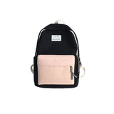 Canvas Backpack for Girls High School Casual Bagpack Mochila