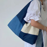 Denim Shoulder Bag Women Handbags Large Capacity Jeans Totes