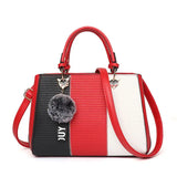 Hairball Ornaments Crossbody Shoulder Bag for Women KL741