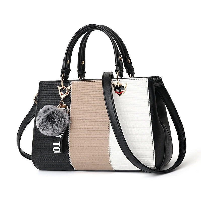 Hairball Ornaments Crossbody Shoulder Bag for Women KL741