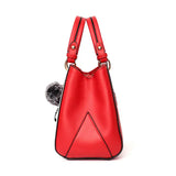Hairball Ornaments Crossbody Shoulder Bag for Women KL741
