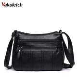 Small Flap Crossbody Bag Soft Leather Shoulder Bag KL623
