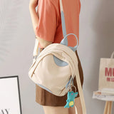 Patchwork Portable Oxford Backpacks Waterproof Large Capacity