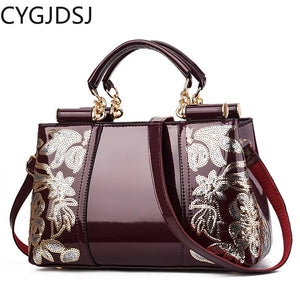 Patent Leather Bag Handbags Crossbody Shoulder Bag Women
