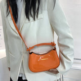 Women's Patent Leather Shoulder Bag Candy Crossbody Underarm Messenger Sac