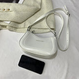 Women's Patent Leather Shoulder Bag Candy Crossbody Underarm Messenger Sac