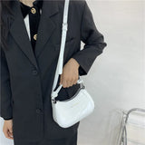 Women's Patent Leather Shoulder Bag Candy Crossbody Underarm Messenger Sac