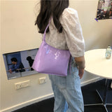 Patent Leather Women Hobos Underarm Bag Ladies Shoulder Crossbody Bags