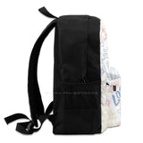Princess Doodles Laptop Bagpack - Castle Design