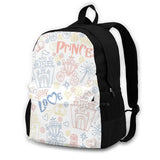 Princess Doodles Laptop Bagpack - Castle Design