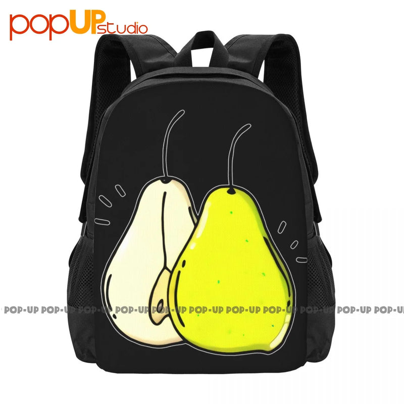 Pear Fruit Hipster Tumblr Swag Backpack Large Capacity Art Print Gym Tote Bag